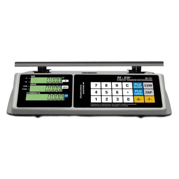 Весы торговые Mertech 328 AC-15.2 TOUCH-M LCD RS232 и USB (3158)